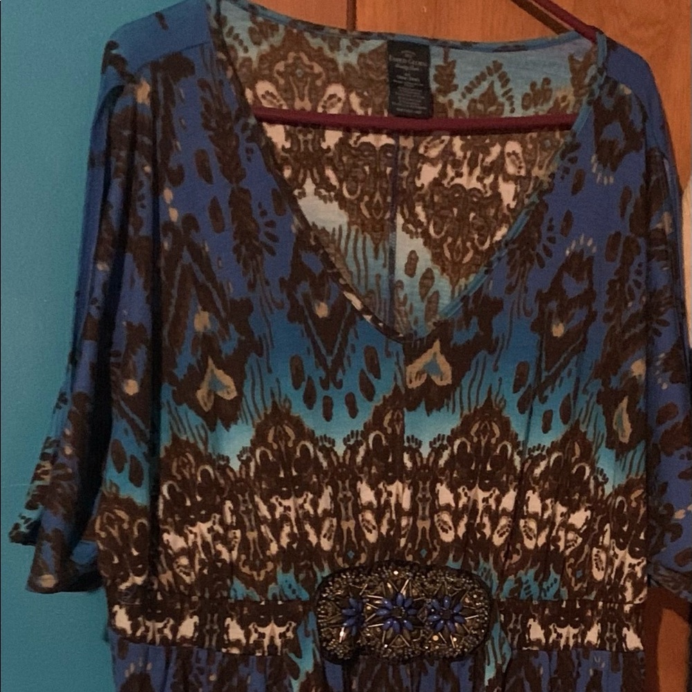 Multi color maxi dress